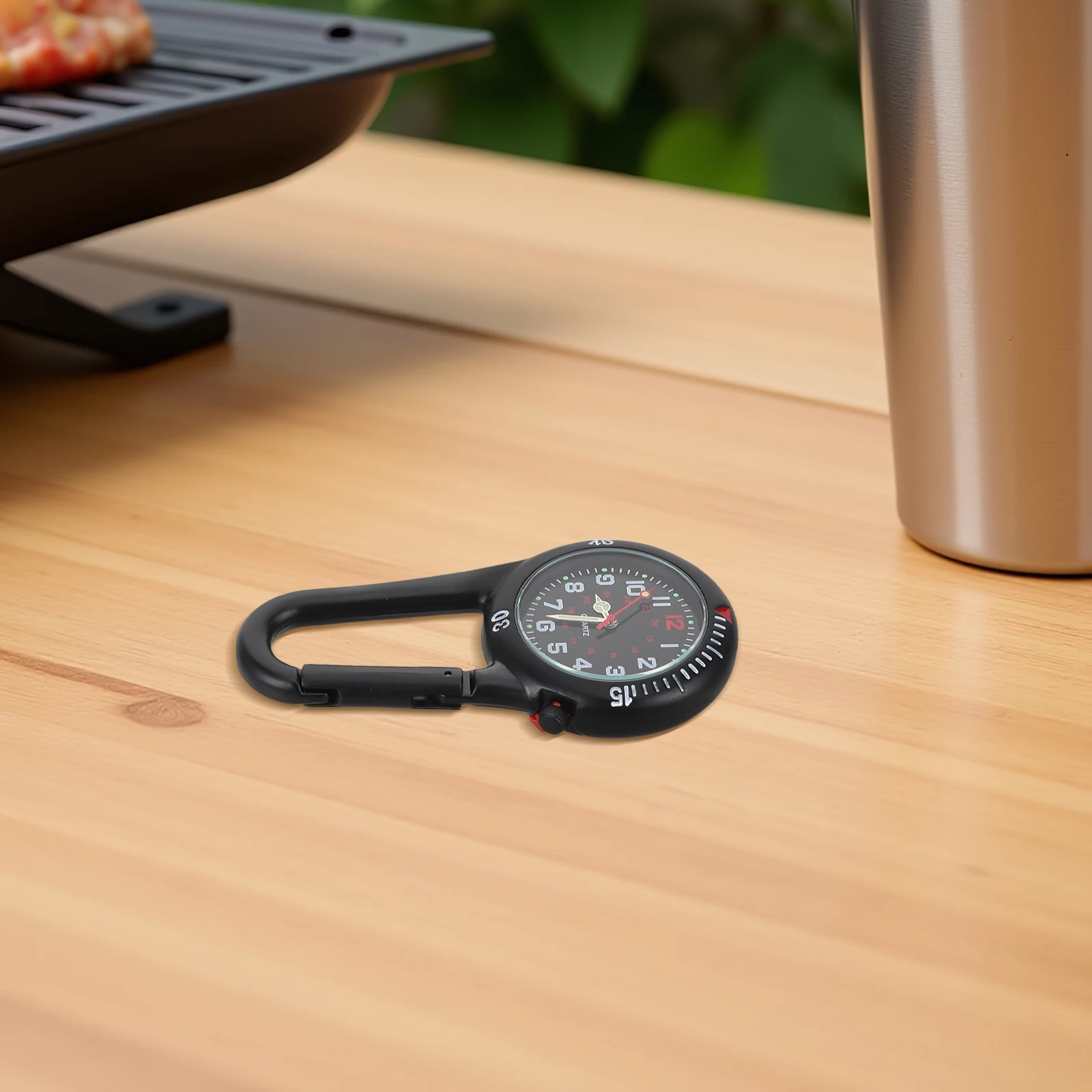 

Multifunctional Alloy Outdoor Climbing On Luminous Dial Hanging Pocket Compass Portable For Hiking Mountaineering Adventures