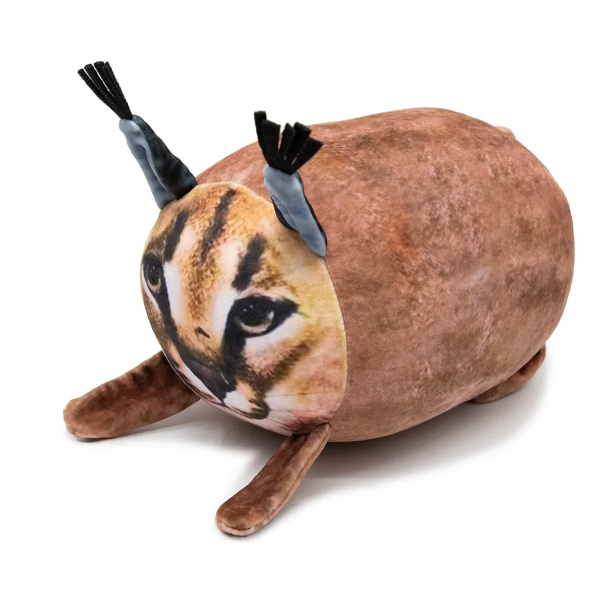 Floppa Peluche 8In Caracal Chubby Pillow Gato Peluche Animal de Peluche para niños, Regalos para fanáticos del Anime, Decoración