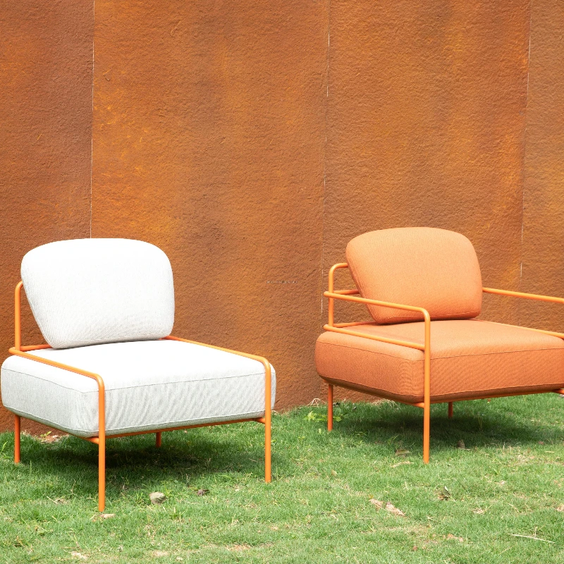 

Fashion Executive Indoor Outdoor Chair Durable Fabric Stainless Steel Base