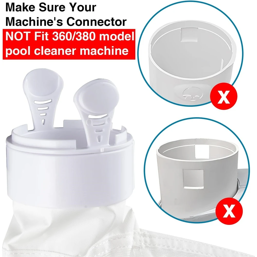 【FLASH-SALE!】For Polaris 280, 480 Compatible 2-Pack Pool Cleaner Bags Featuring Zipper Replacement- All Purpose Part K16 K13