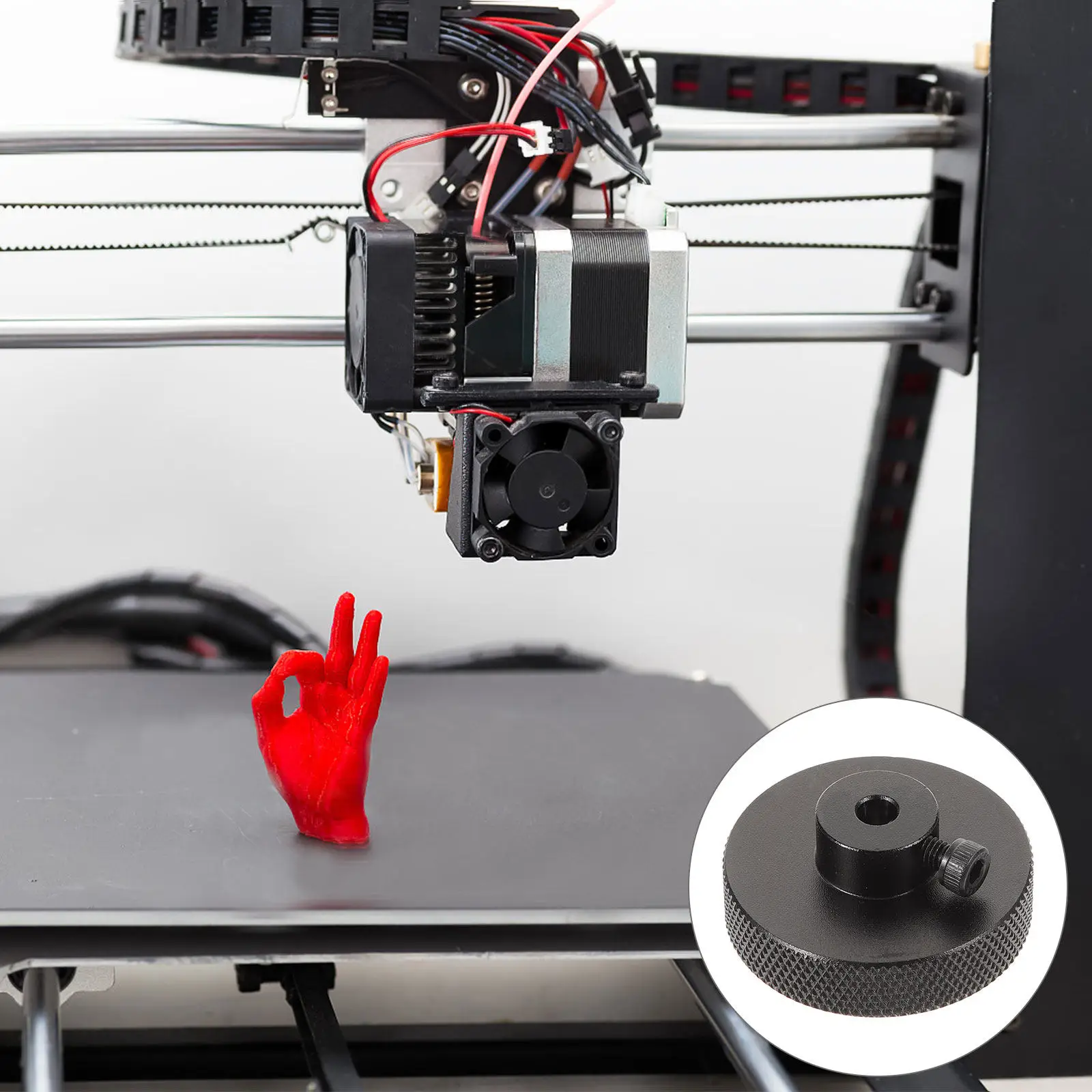 

Легкий высокоточный ручной маховик для 3D-принтера, токарного и фрезерного станка с ЧПУ, замена маховика двигателя