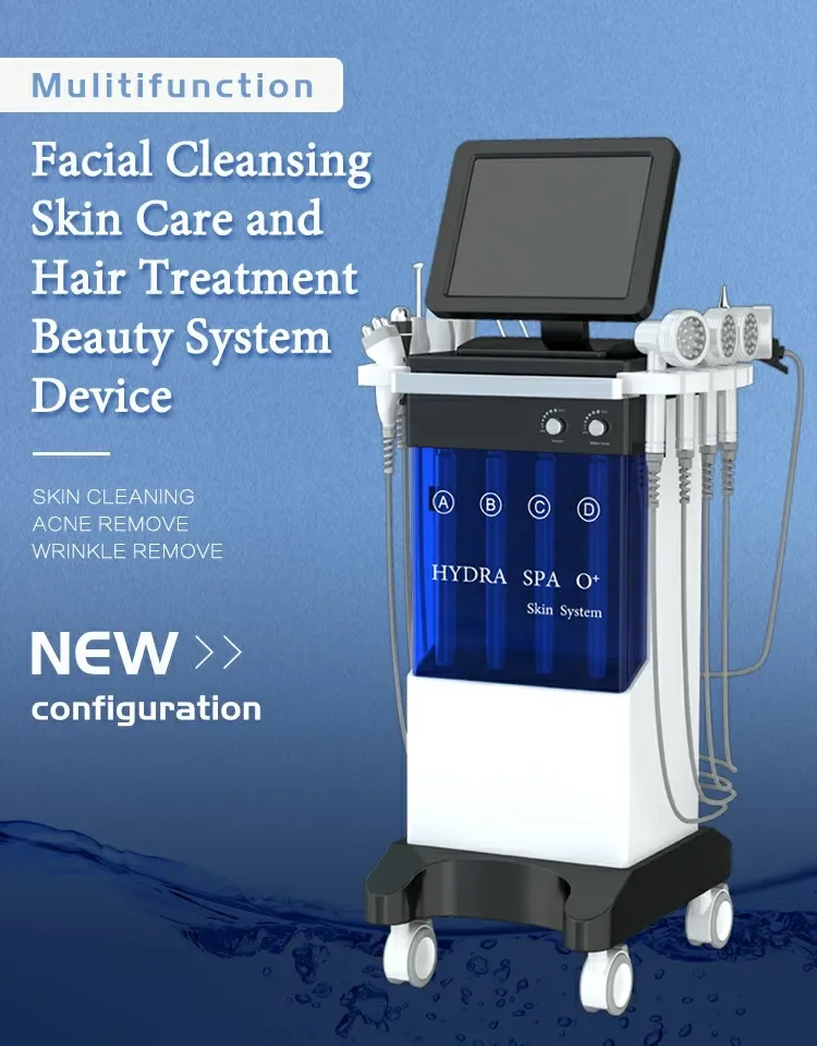 2026 Farslim Hot Sell Advanced 14-Function Facial Beauty Unit-Skin Peeling & Aqua Peel Treatment-Made For Korean-Style Facials