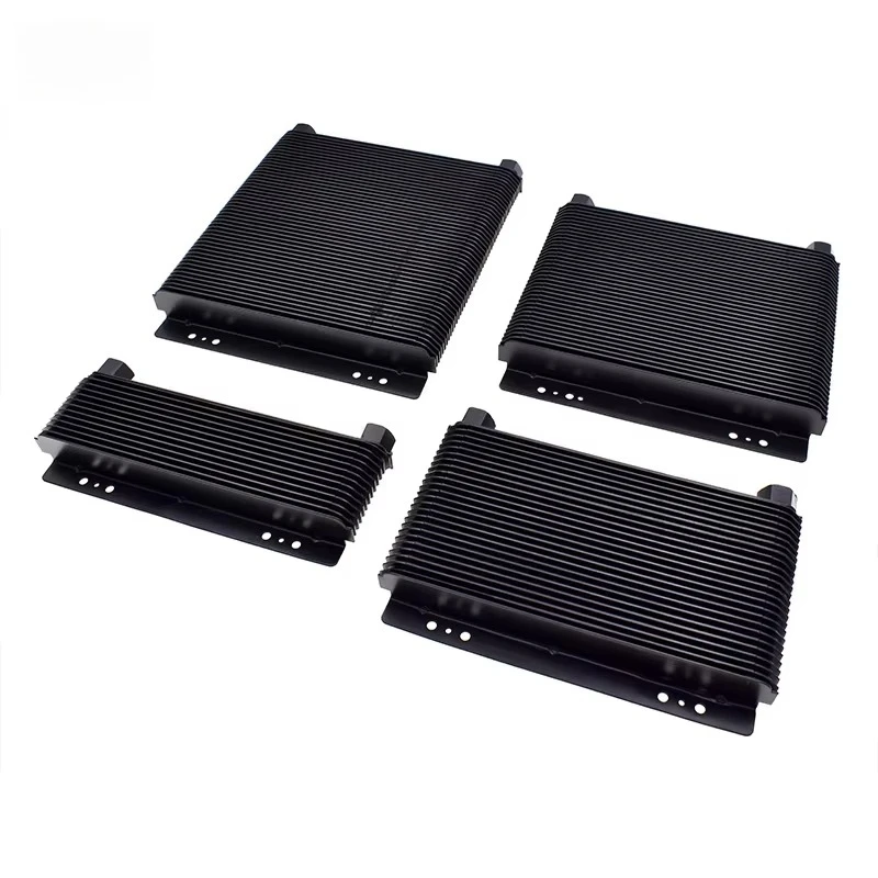 EMPI Style 12Row 24Row 36Row 48Row Aluminum Oil Cooler M22x1.5 Thread Engine Oil Transmission Fluid Cooler