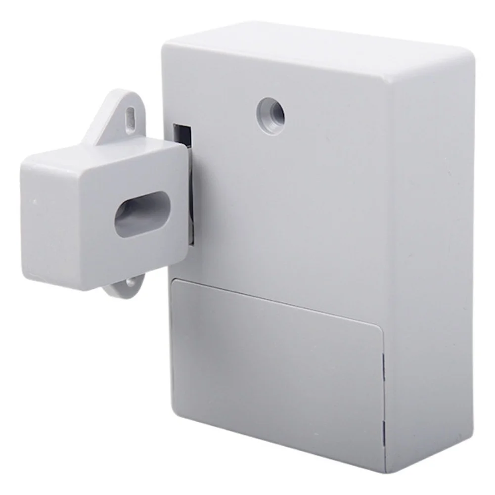 1 Piece Electronic Card Swipe Drawer Lock No Drilling ABS Cabinet Door Lock For Home Office Furniture Security Control