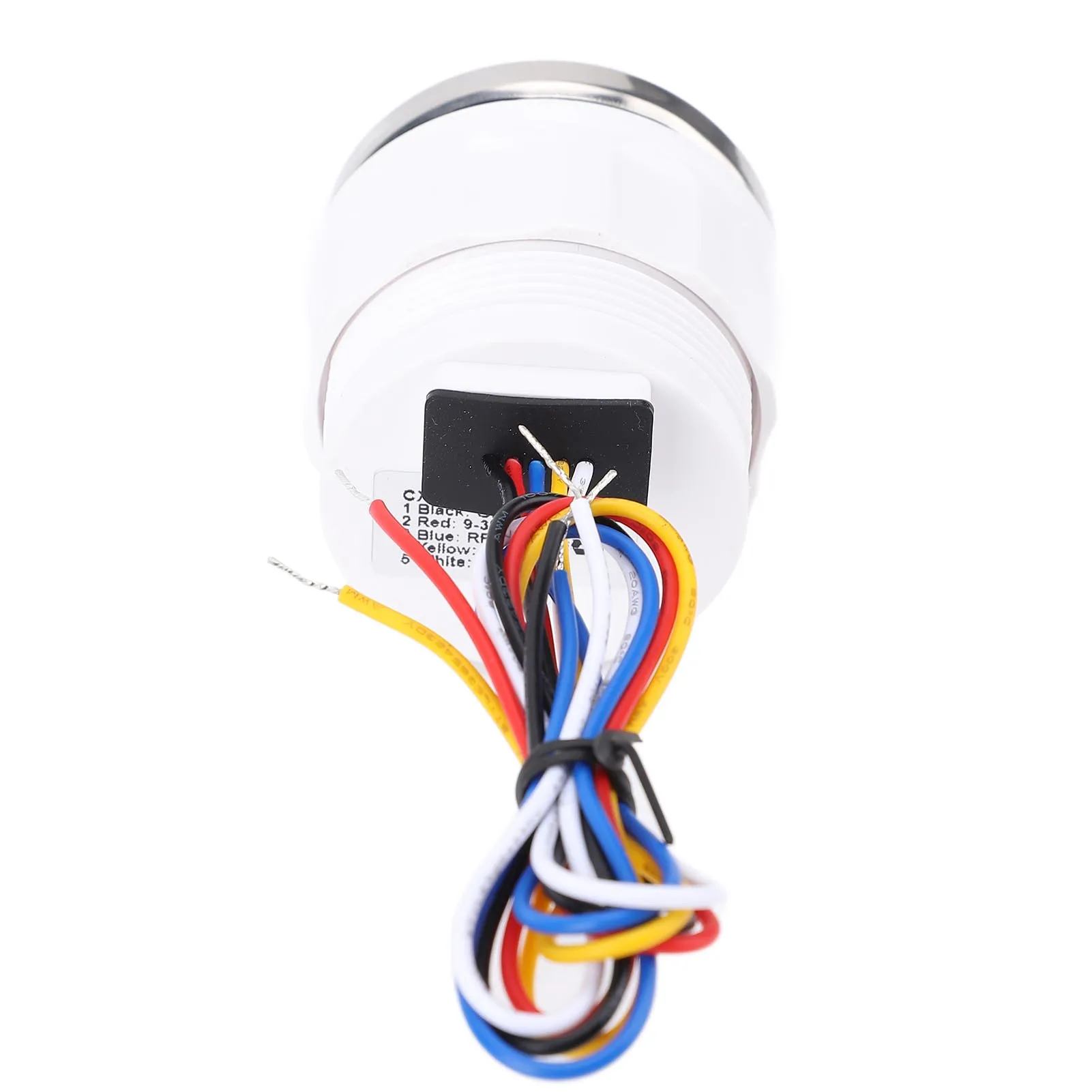 Tachometr samochodowy 52mm 2 cale 6000RPM z licznikiem motogodzin, 7-kolorowe podświetlenie, zestaw miernika obrotów do ciężarówki, traktora, samochodu, kampera, łodzi, nowy