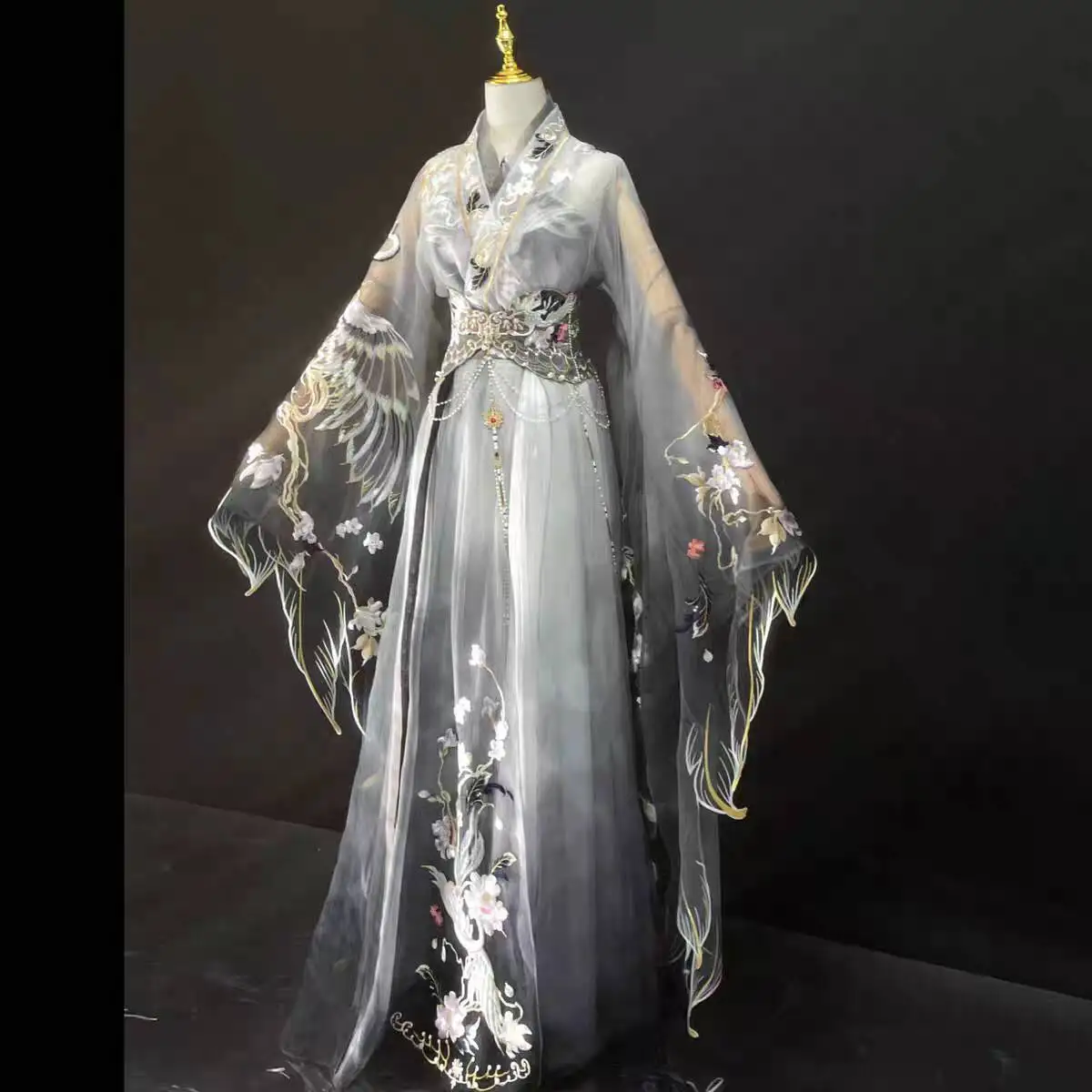 Chinese Classical Traditional Clothing New Embroidery Hanfu Jianghu Martial Arts Photography Costume Suit