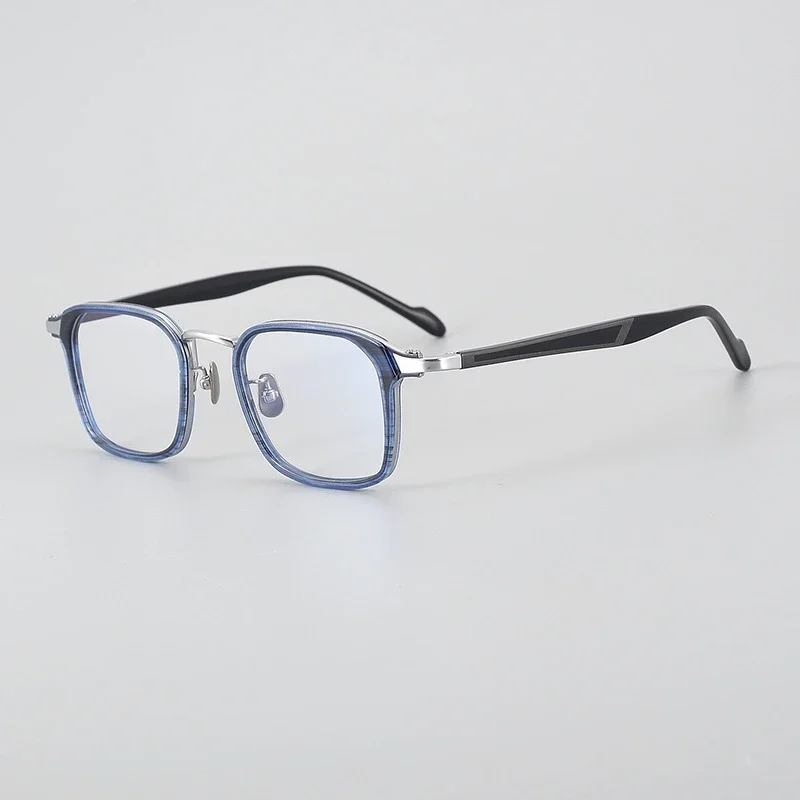 Classical Composite Premiun Acetate Metal Added To The Mirror Legs For Top-Notch Texture AAA+ High Quality Optics Glasses Frame