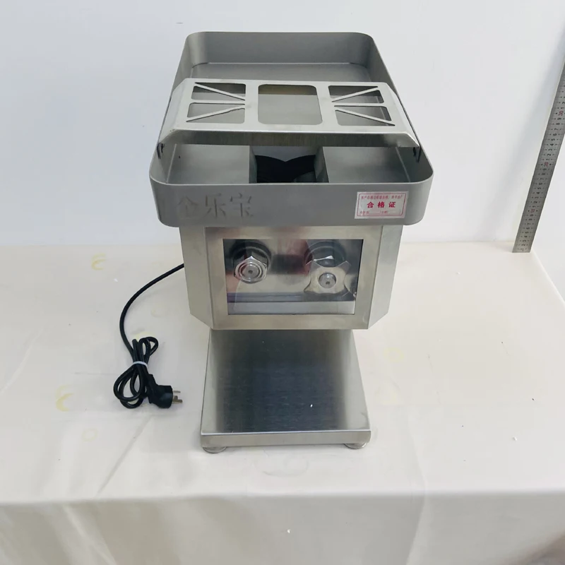 Машина для резки мяса Автоматическая коммерческая машина для нарезки мяса, овощей, картофеля, грибов, лука, машина для нарезки мяса из нержавеющей стали Sl