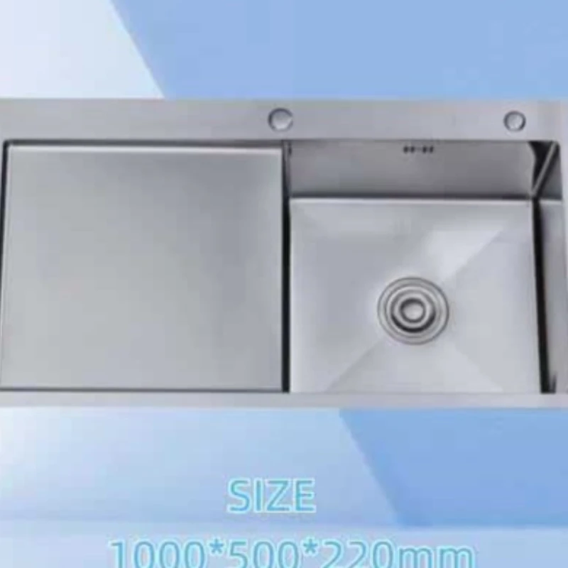 Stainless Steel Kitchen Sinks Hand-wound Plate-type Waste Kitchen Sinks Dispenser Home Improvement Lavelli Da Cucina ZY40SC
