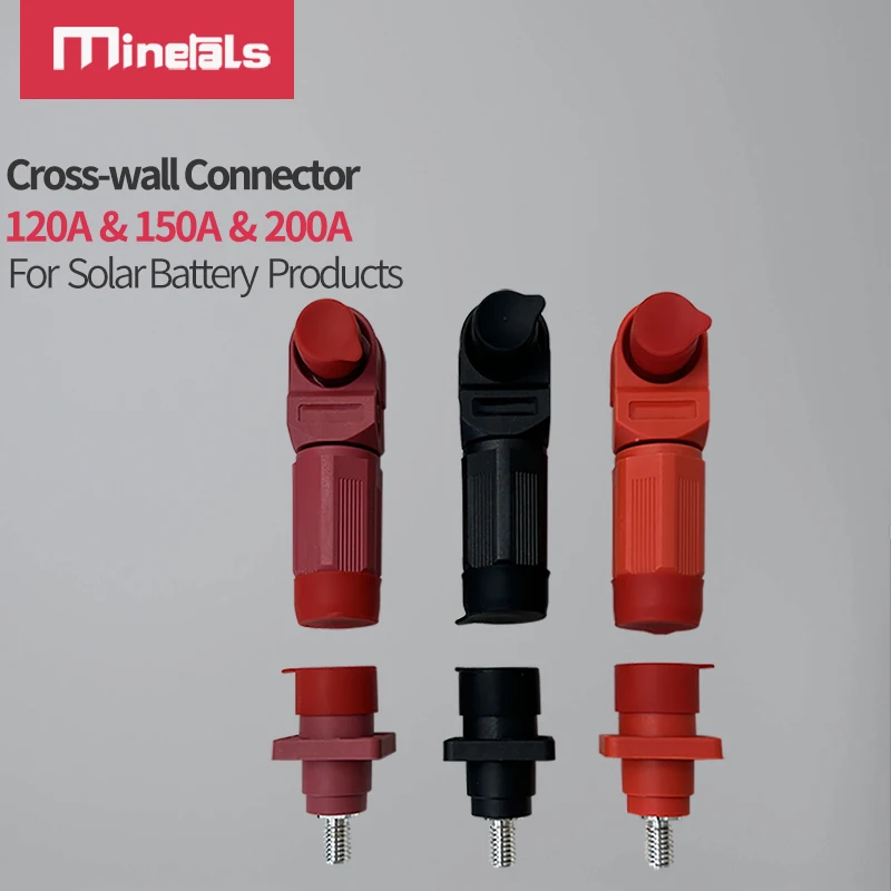 Battery Energy Storage Connector 120A 150A 200A Quick Plug Terminal External Thread Flame Retardant Waterproof Power Connector