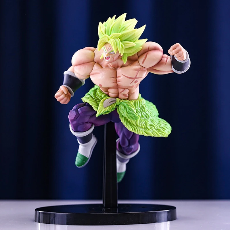 Dragon Ball Z Broly Figurka Ruchoma Super Saiyan 3 Son Goku Anime Figurka akcji Kolekcja Lalka Figurka 21 cm Model Zabawki Model