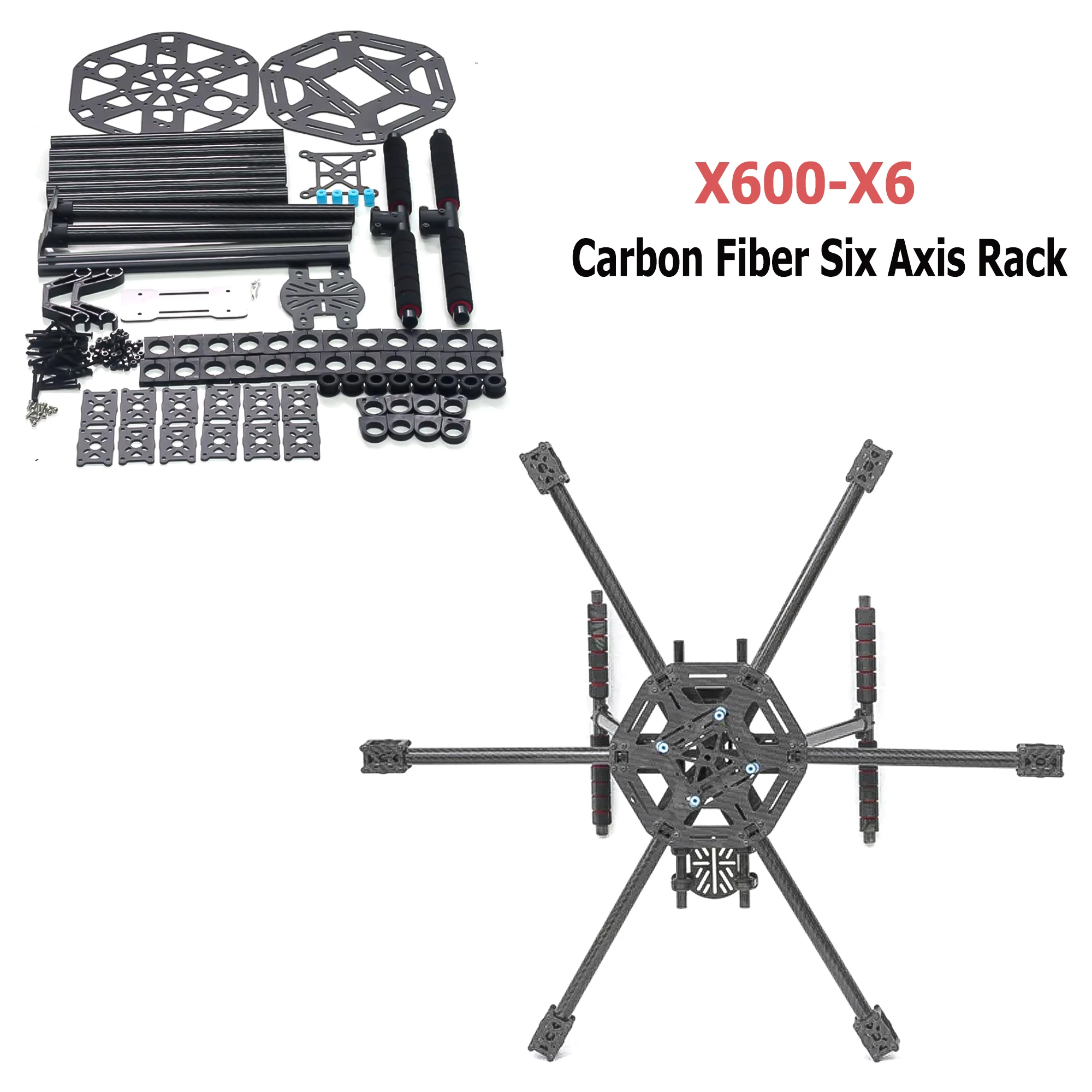 

FPV Frame Hexacopter X6-X600 600mm