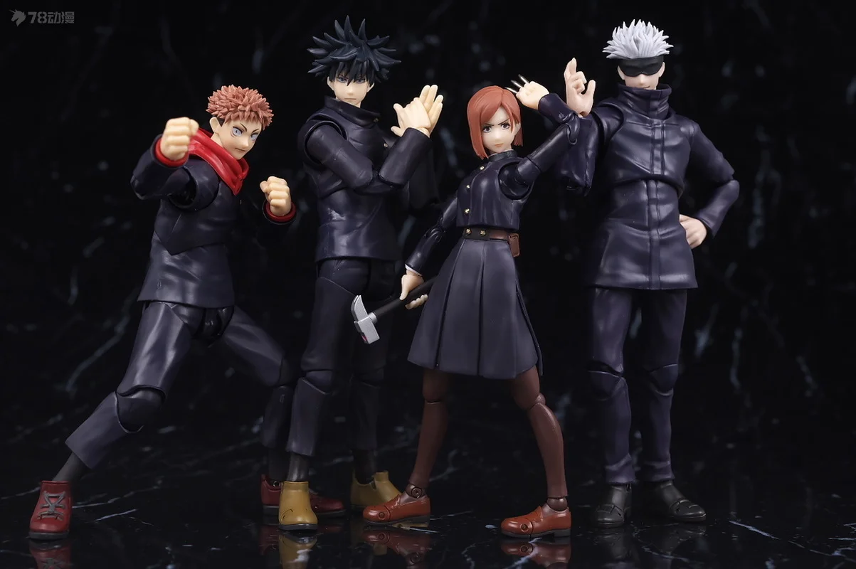 Bandai Original Shfiguarts Jujutsu Kaisen Figure Gojo Satoru Itadori Yuji Fushiguro Megumi Kugisaki Nobara Anime Model Toy Dolls