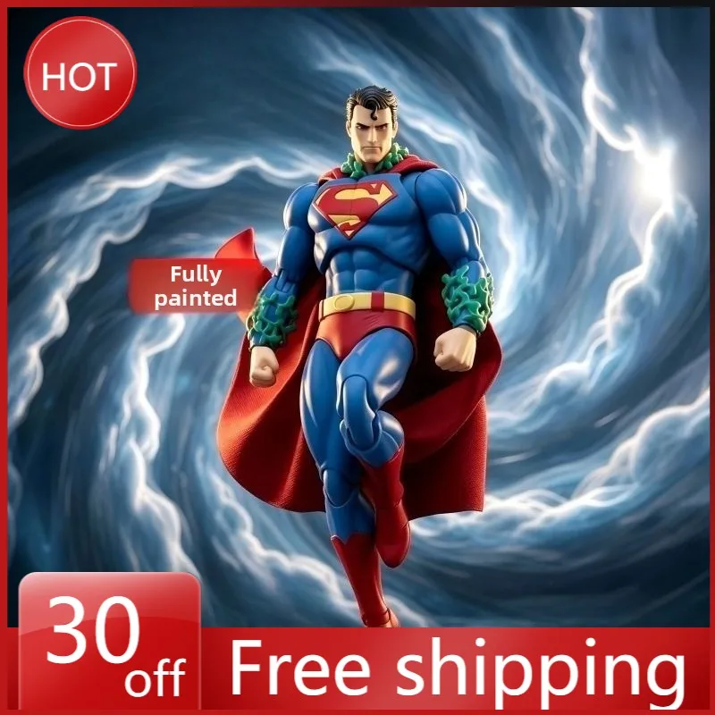 

CT Superman 15cm Anime Figure Movable Peripheral Model Pvc Multiple Accessories Desktop Ornaments Holiday Gifts Toys