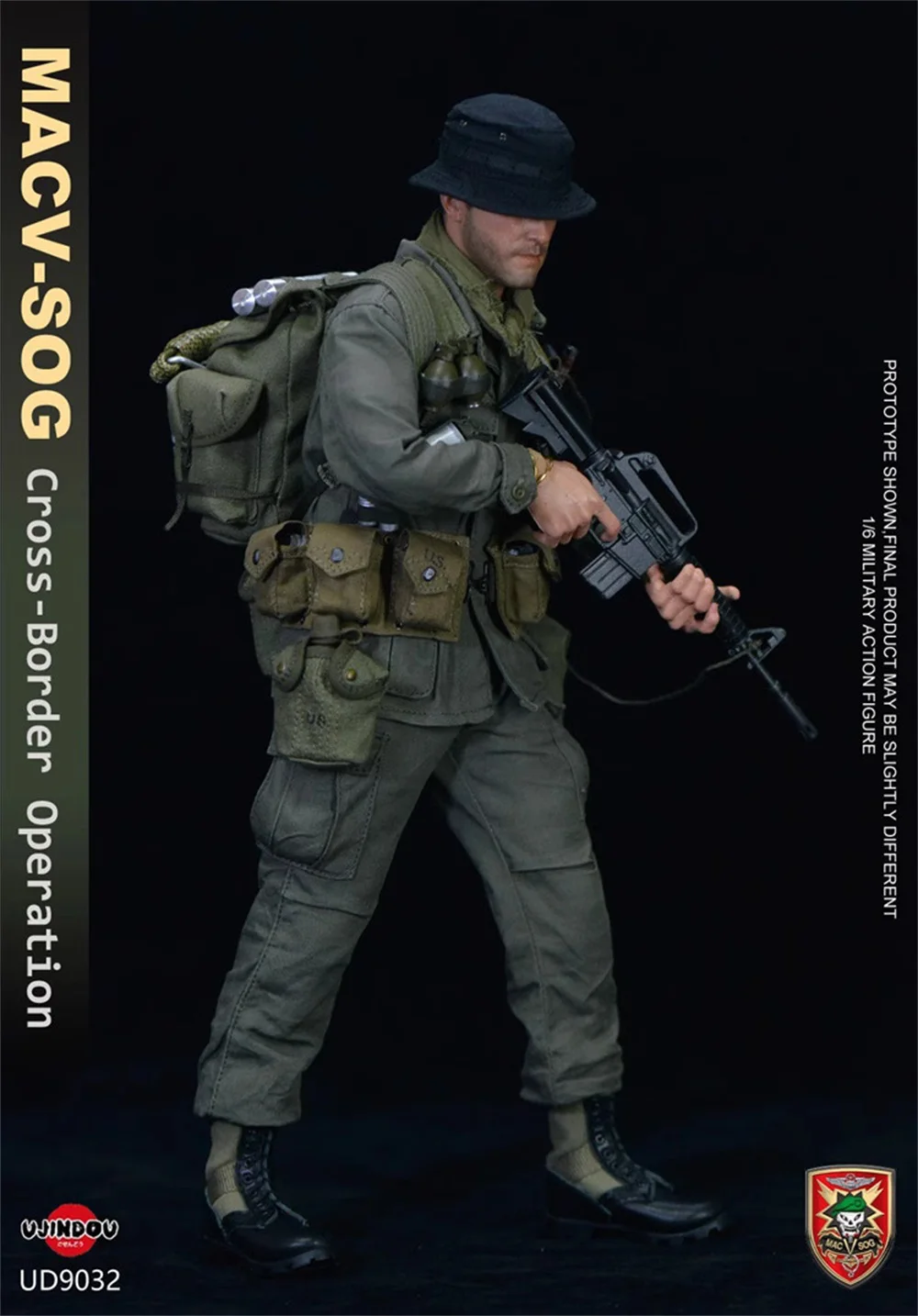 UJINDOU UD9032 US. Soldier Doll Cross-Border Vietnam War Operation Moveable Action Figure Full Set Gift For Fans Collect 1/6