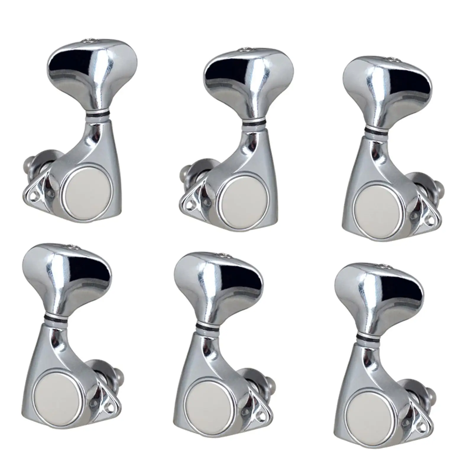 Chevilles de réglage de cordes de guitare, 6 pièces, jeu d'accordeurs de verrouillage 1:18 pour électrique acoustique