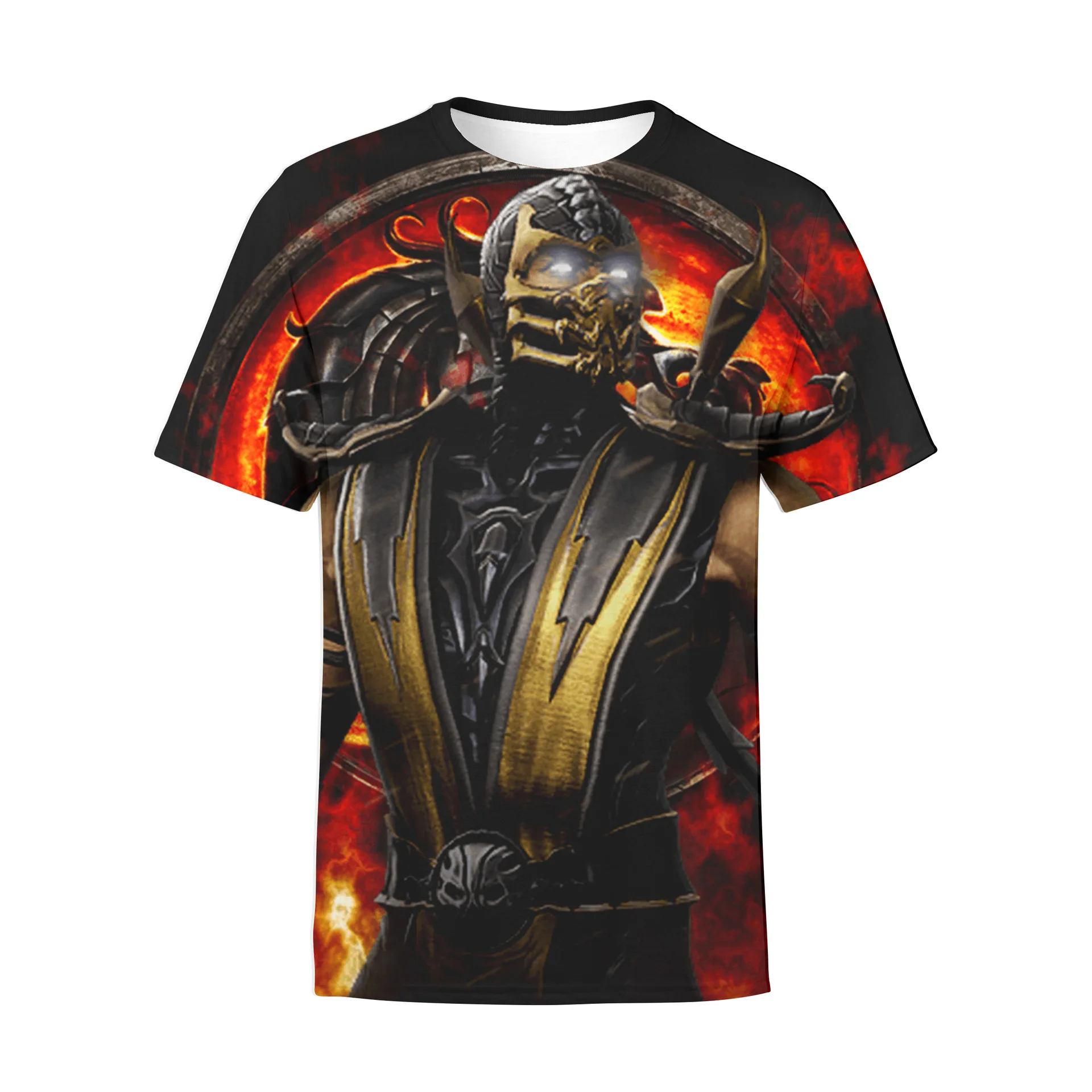 Fashion Hot Sales Fighting Game Mortal Kombat 11 Print T Shirt 3D Summer Men Women Short Sleeve T-Shirt Casual Oversized Top Tee