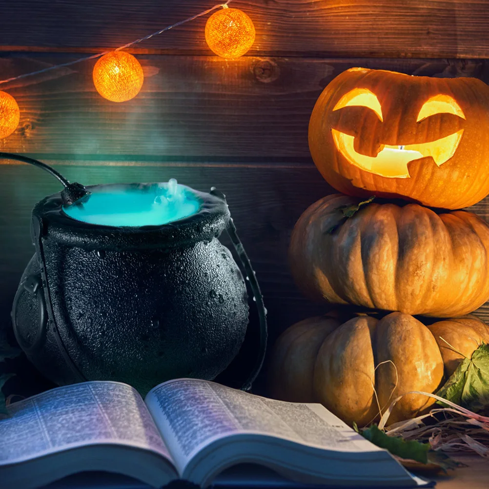 Máquina de pulverización que cambia de Color para Halloween, lámpara nocturna, fuente de agua, máquina de niebla, accesorio de fiesta, enchufe europeo