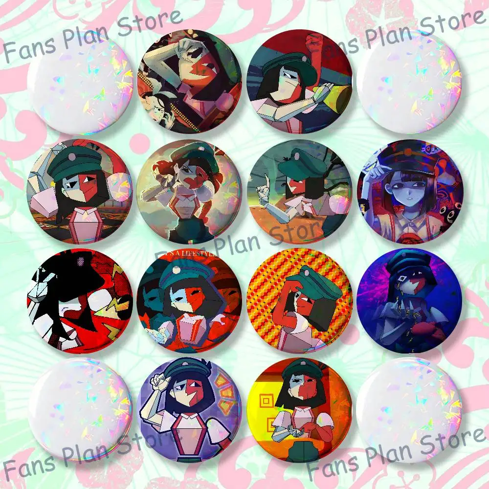 E-ENA BBQ Dream 22mm,32mm,42mm,58mm,75mm Round Badge Brooch For Various Clothing Backpacks Jewelry Accessories Gift