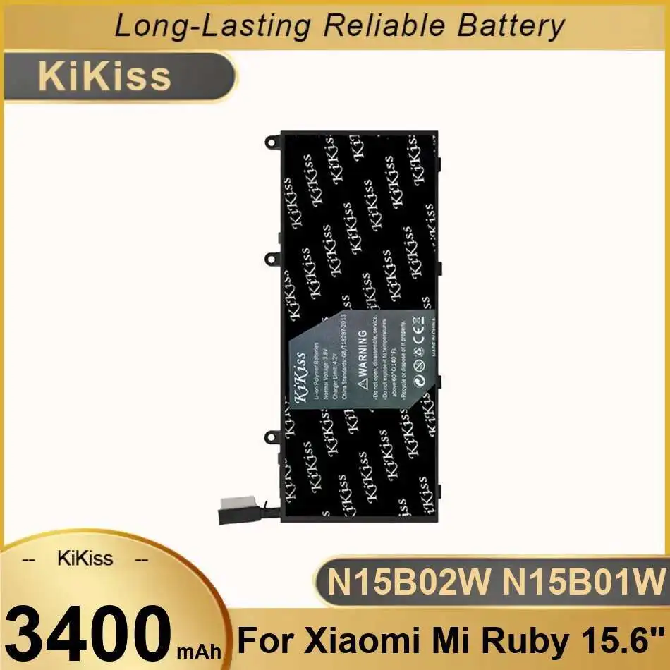 

Аккумулятор для ноутбука 3400 мАч для Xiaomi MI Ruby 15,6 дюймов Timi TM1703 TM1802-AD N C Notbeook N15B02W N15B01W