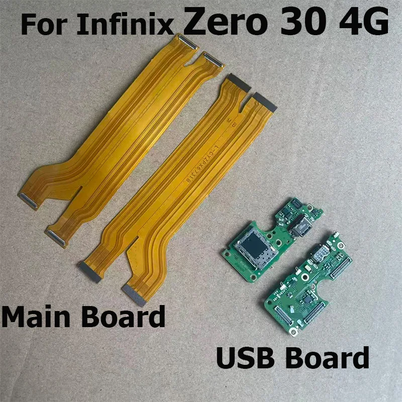 

For Infinix Zero 30 4G USB Charger Dock Connector Charging Board Port Main Board Mainboard Flex Cable X6831B