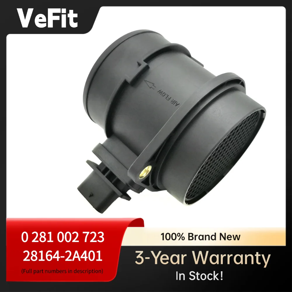 

Датчик MAF 0 281 002 723 281642A401, подходит для HYUNDAI ACCENT i30 TUCSON KIA SPORTAGE CEED 1,5 л 1,6 л 1,7 л CRDi Diesel 2005-2023
