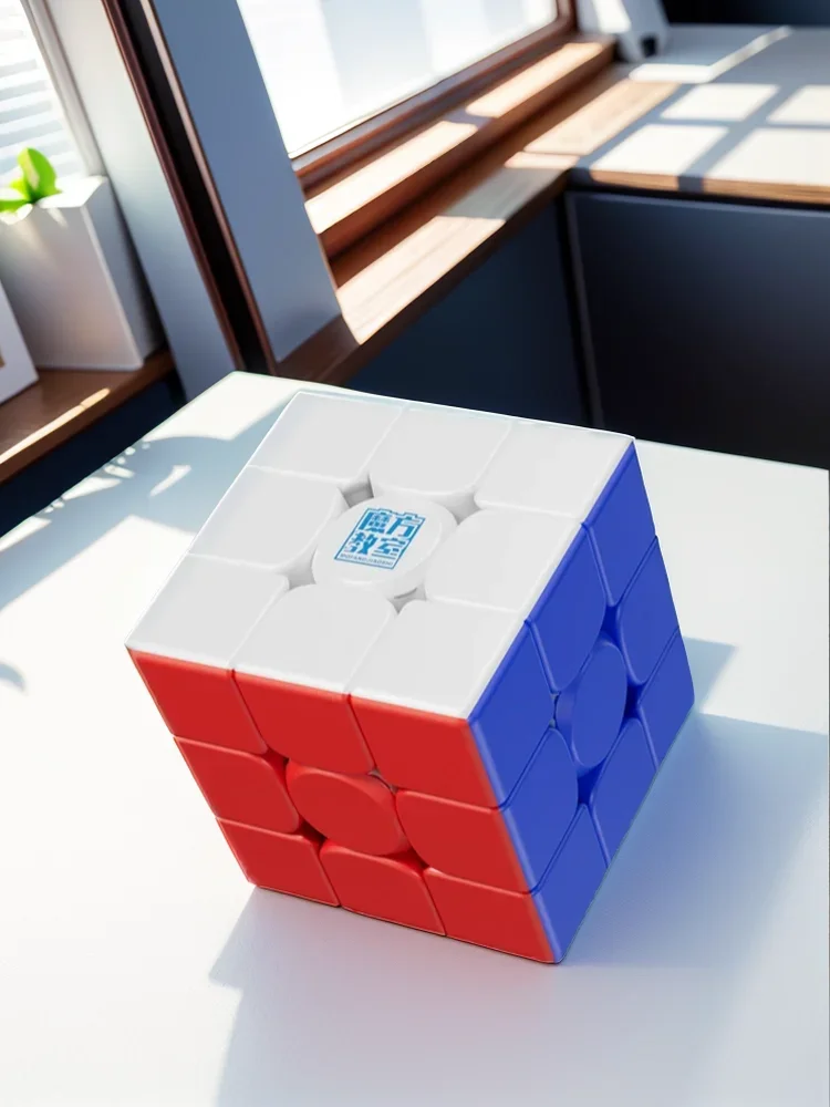 [JudyCube] MoYu RS3M V5 3X3 Magnetyczna Kostka Magiczna Bez Naklejek Profesjonalna Zabawka Antystresowa SaoCube RS3 M V5 Cubo Magico Puzzle — zdjęcie 2