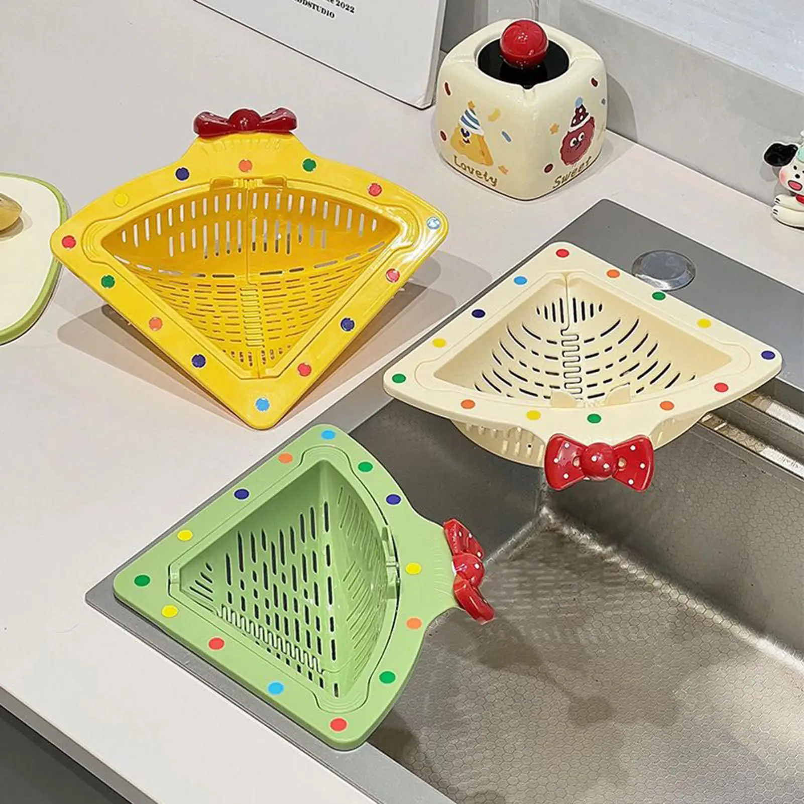 

Сливная корзина для раковины, треугольная угловая стойка, сливное сито, корзина для хранения на кухне, для мусора, пищевых отходов, фруктов, овощей, кухонный инструмент
