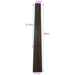 Rosewood Fretboard for Electric Guitar, 22 Fret DIY,Comfortable Neck Part,Delicate,Fingerboard Tool,25.5 inch or 24.75 inch neck