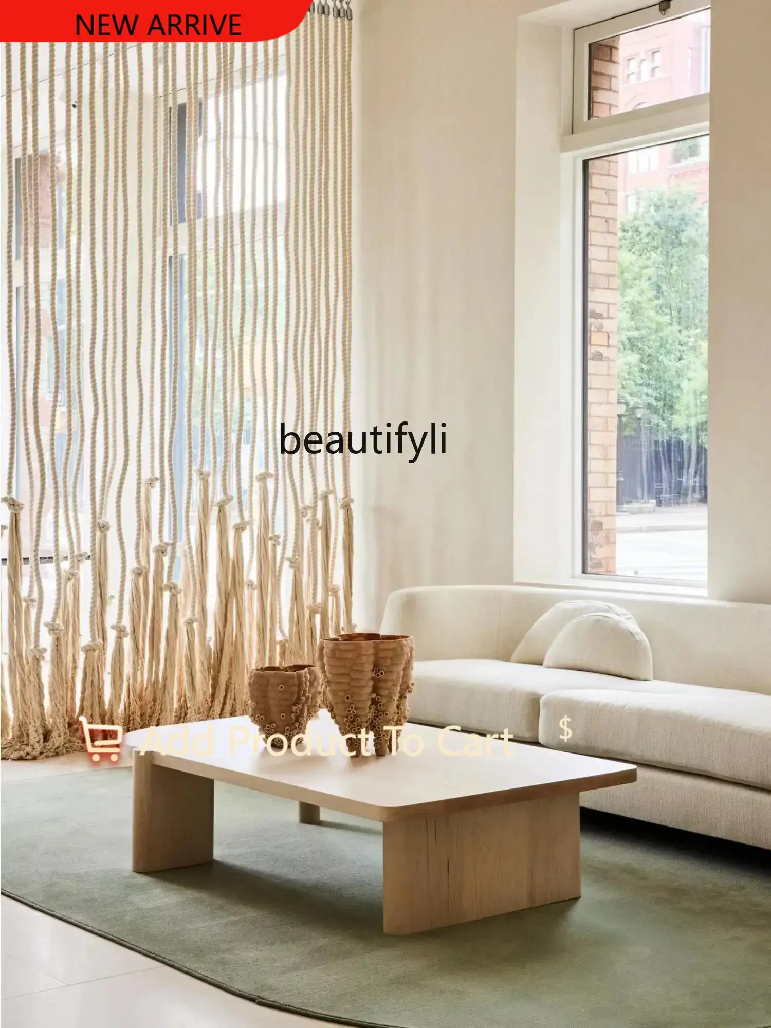 

Living room solid wood coffee table B & B club sofa side table tea room square coffee table G1218