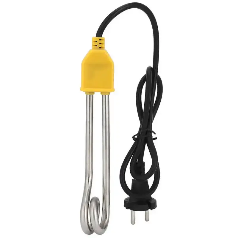 600W Portable Electric Immersion Water Heater - Stainless Steel - Heating Bathtub - Pond Barrel - 1m Heating Boiler - EU/US Plug