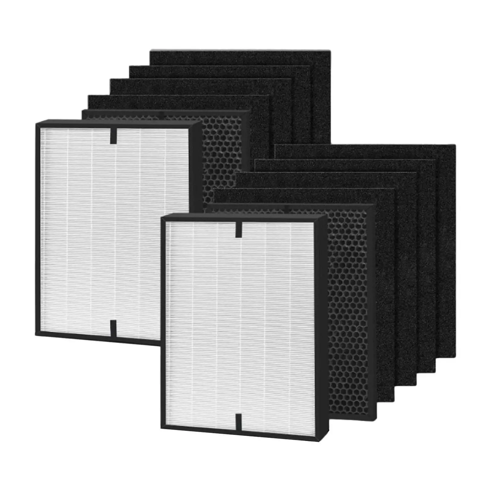Advanced Replacement Air Filter Performance Set HEPA Pre Filter for Indoor Living Room Bedroom Pet Room Kitchen