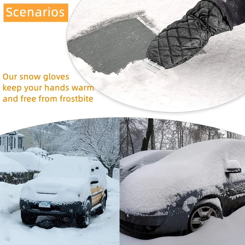 

1PC Cleaning Tools Car Snow Shovel Car Warm Gloves Snow Shovel Printing Car Snow Shovel Ice Car Snow Brush Tool Snow Shovel