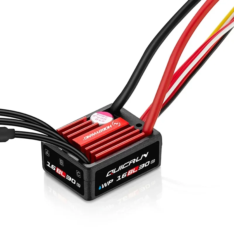 HOBBYWING QuicRun WP 16BL30 30A G2 Waterproof Brushless ESC T/XT60 Plug for 1/10 1/16 1/18 Car Buggy Truck Monster Model Parts