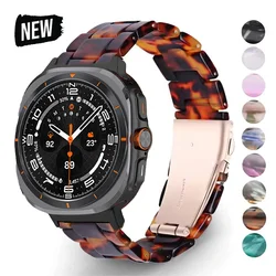 Resin Band for Samsung Galaxy Watch 7 Ultra 47mm Transparent Strap Women Bracelet for SAMSUNG ULTRA galaxy ultra 47 47MM Correa