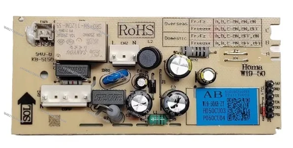 

New For Homa Refrigerator Control Board W19-50AB-ZY Circuit PCB Fridge Motehrboard Freezer Parts