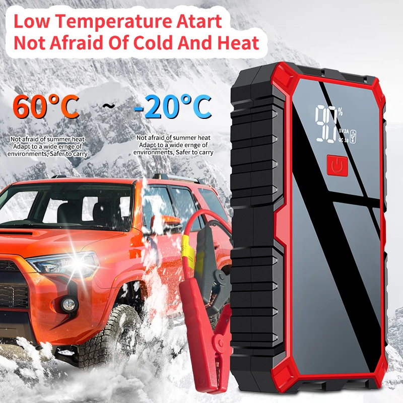 20000mah Car Jump Starter Portable Emergency Starting Device Petrol Diesel 1000A Car Charger Battery Booster Articles For Cars