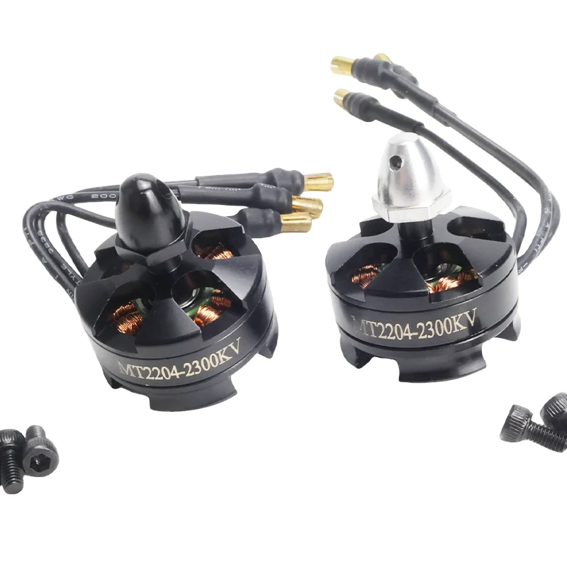 1 pièce/2 pièces/4 pièces Moteur Brushless MT2204 2204 2300KV 250 QAV250 Quadcopter pour Mini 210 250 280MM Avion Quadrirotor RC FPV CW CCW