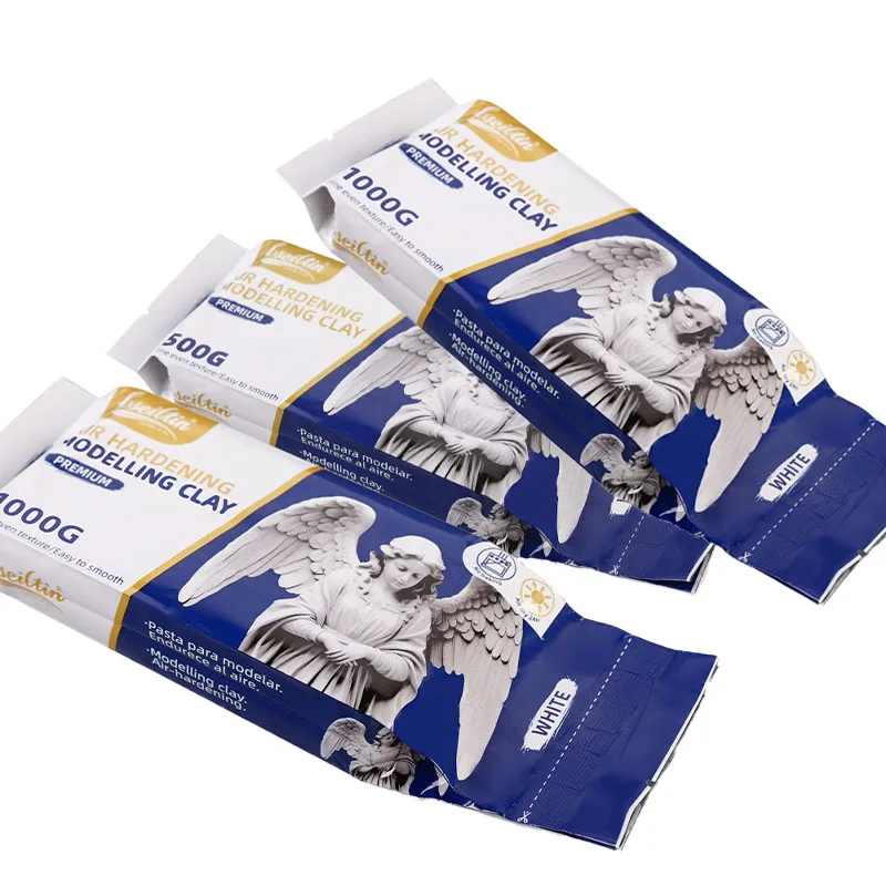 500 جرام/1000 جرام للأطفال من الطين الحجري الجاف بالهواء بدون خبز لتقوم بها بنفسك النمذجة الطين لنحت التماثيل اليدوية فن الحرف اليدوية الناعمة #6