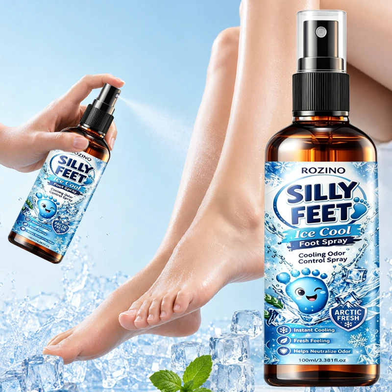 【Instant Deodorization】Ice-feel foot deodorizing spray, a low-sensitivity odor control agent, provides a refreshing and moisturizing sensation, quickly eliminates odors, and offers a long-lasting 24-hour fragrance. It is suitable for deodorizing stubborn foot odors, socks, and shoes