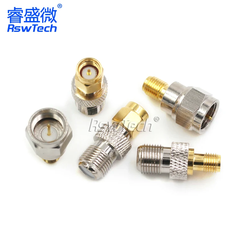 SMA-K Male to Englend Female Extenal Stew Inner Pin F connector RF Coaxial Connector Pure Copper