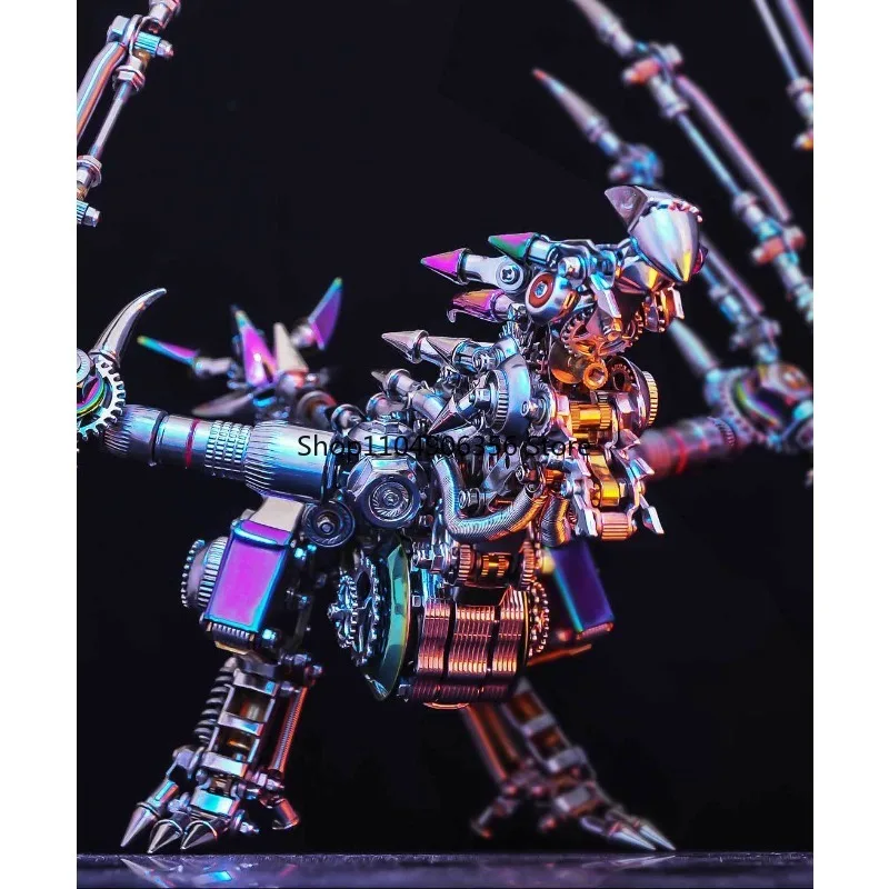 3D Mechanical Model Metal Puzzle Kits Western Wyvern Spirit Dragon DIy Assembly Puzzles for Adults Collection, Assembly Model