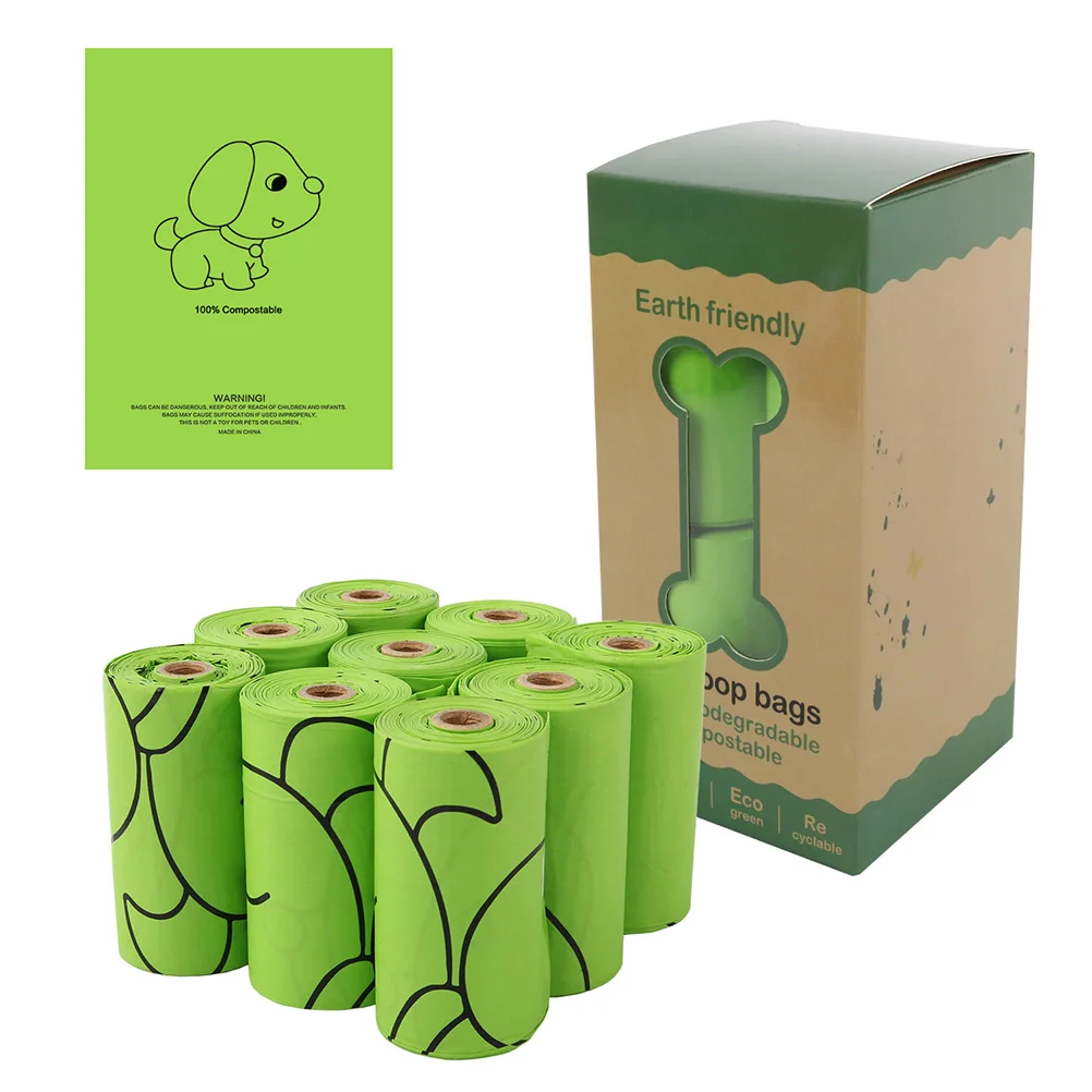 

6 Pcs Toilet Bag Garbage Poop for Pet Thicken Environmental-friendly Holder Waste Green Dog