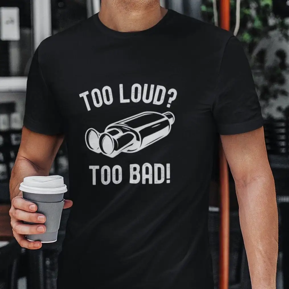 Забавная футболка, Мужская очень громкая плохая машина, парень, любовник, энтузиаст, механик, шутка