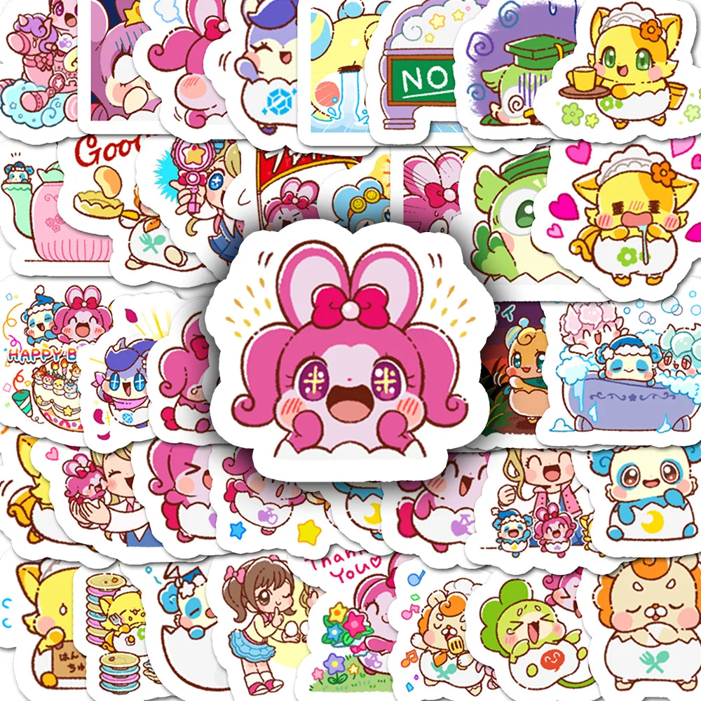 40 Stück niedliche Cartoon-Cocotama-offizielle Aufkleber zum Selbermachen, Tagebuch, Laptop, Handy, Gepäck, Skateboard, Graffiti-Aufkleber, Aufkleber, Geschenk, Spielzeug