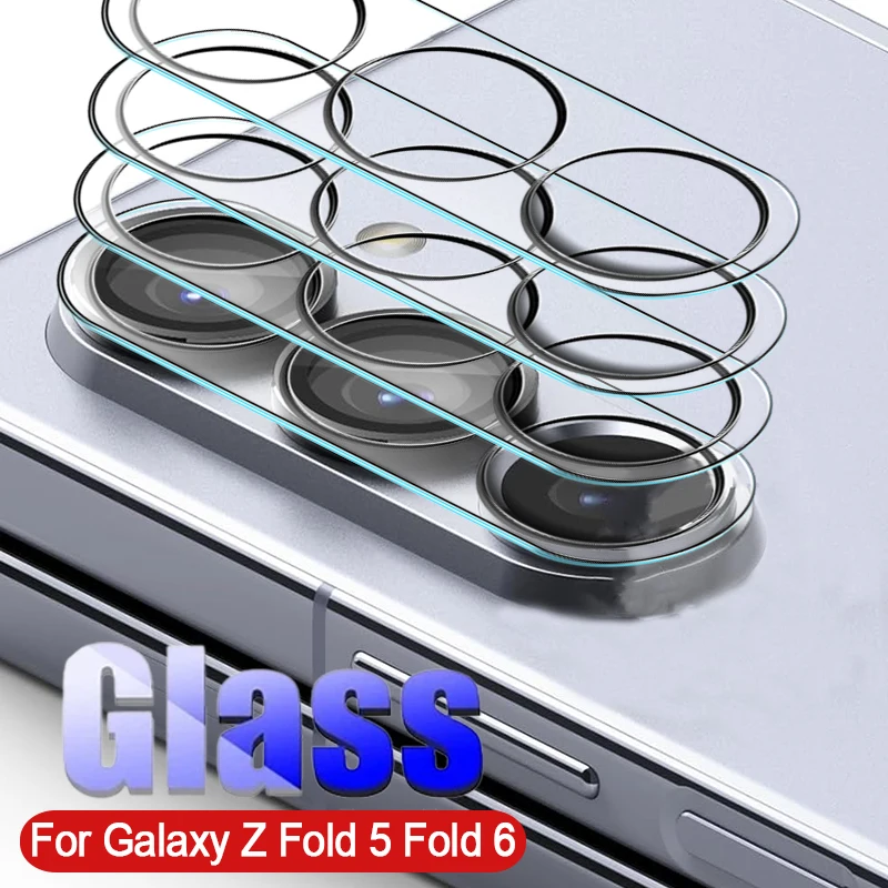 1-5PCS Mobile Phone Back Camera Lens Tempered Glass For Samsung Galaxy Z Fold 5/6 Rear Len Protector Film For ZFold5 ZFold6