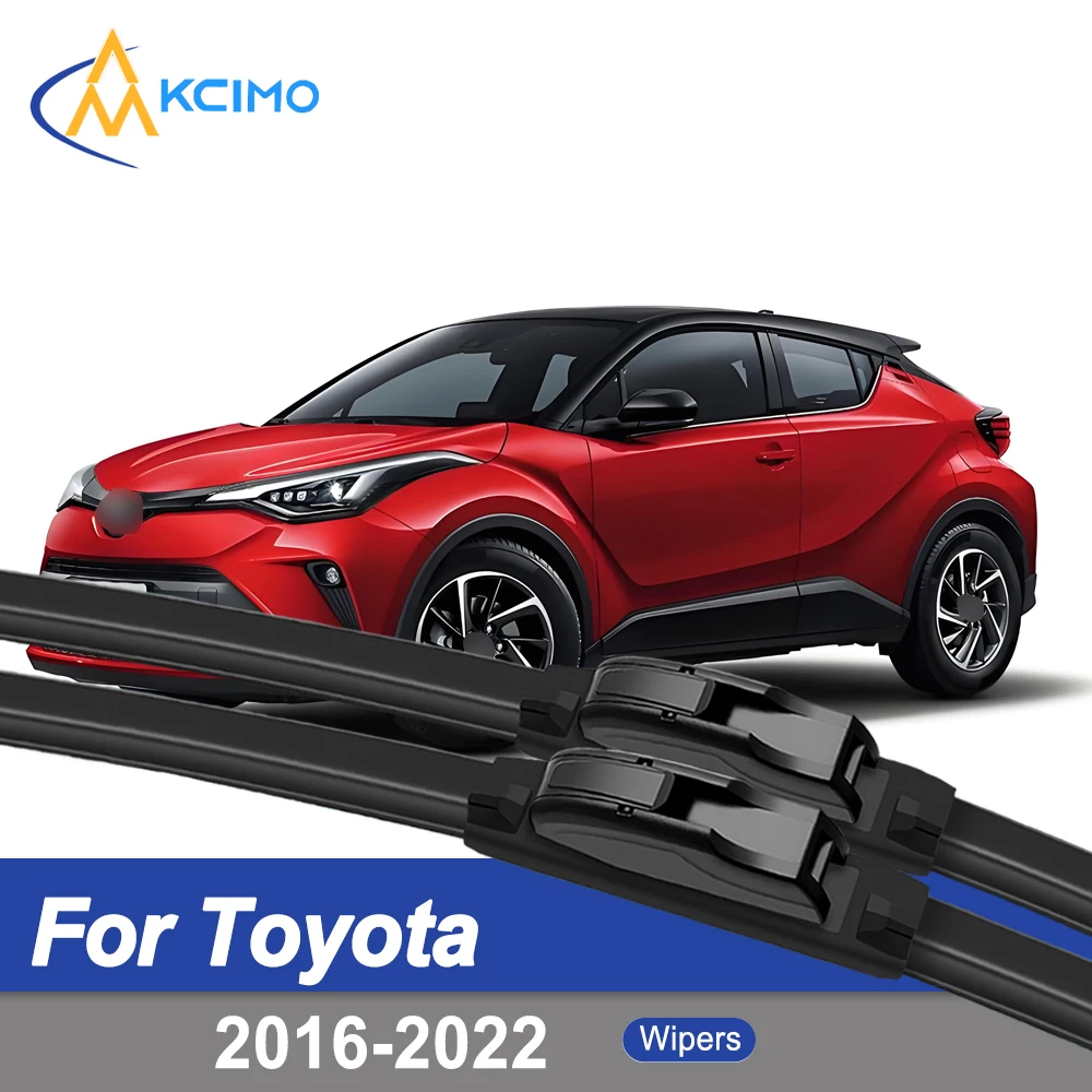

Premium Rubber Durable Silent Windshield Wiper Blades 2pcs for Toyota C-HR AX10 AX50 2016-2022 IZOA Front Wiper Blades Set