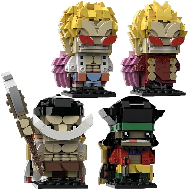 

MOC Small Particle Building Blocks Moc One Piece Peripheral Brickheadz Boy Toy Model Assembly Set Desktop Ornaments Boys Gift