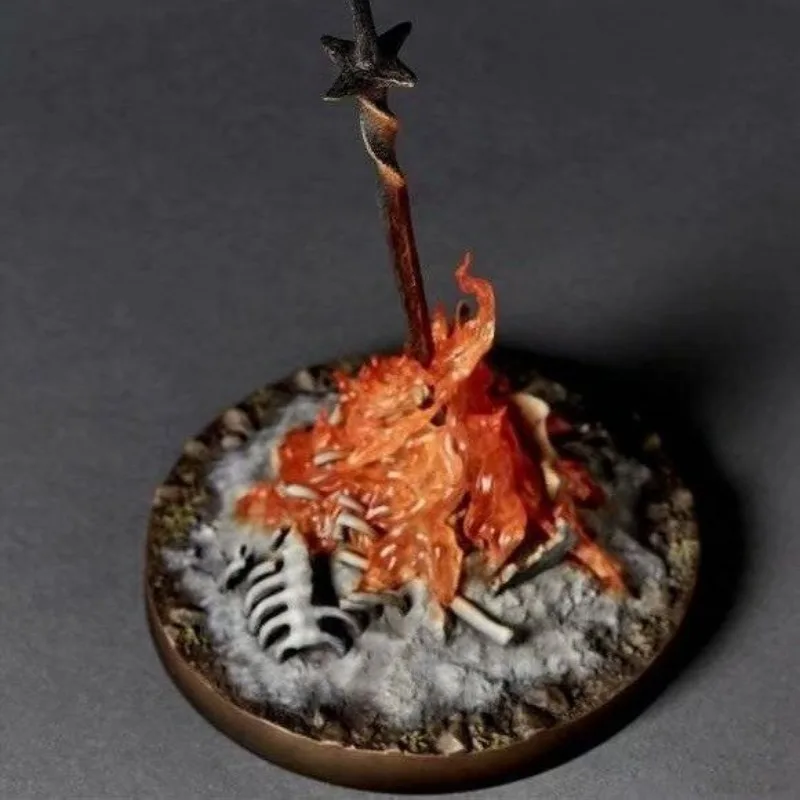 Dark Souls Game Anime Bonfire Lit Action Figure Collectible Toys Desktop Ornament Model Birthday Gifts view 3