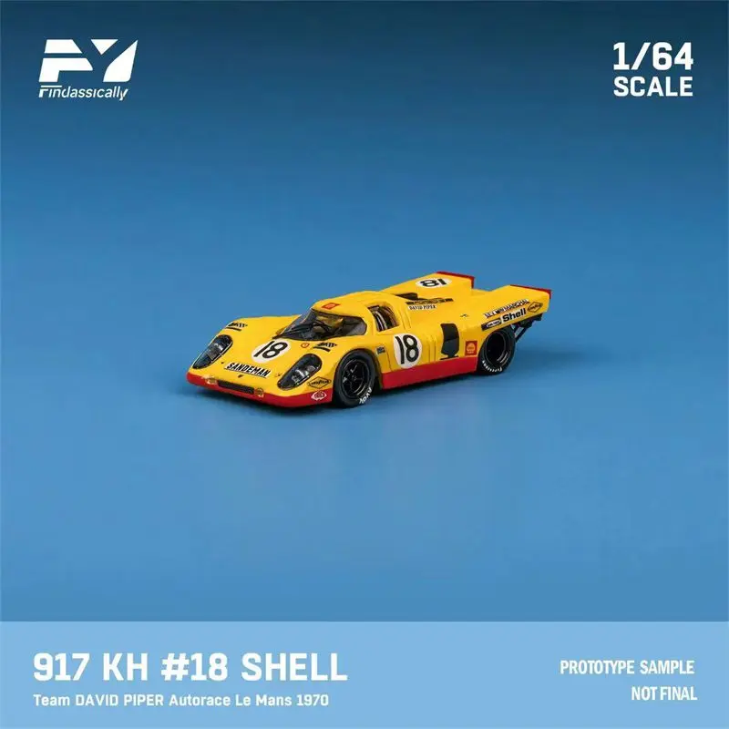 Finclassically FY 1:64 Porsche 917 Martini Shell Ford GT40 24 uur Le Mans 1970 WINNAAR Legering Diecast Model Auto Collectie